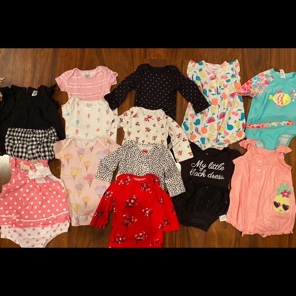 3mos baby girl spring lot (13 pieces)